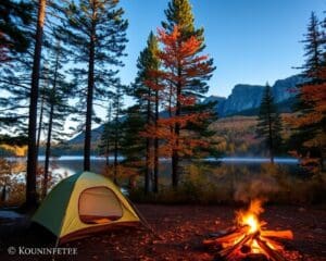 Camping im Acadia-Nationalpark, Maine