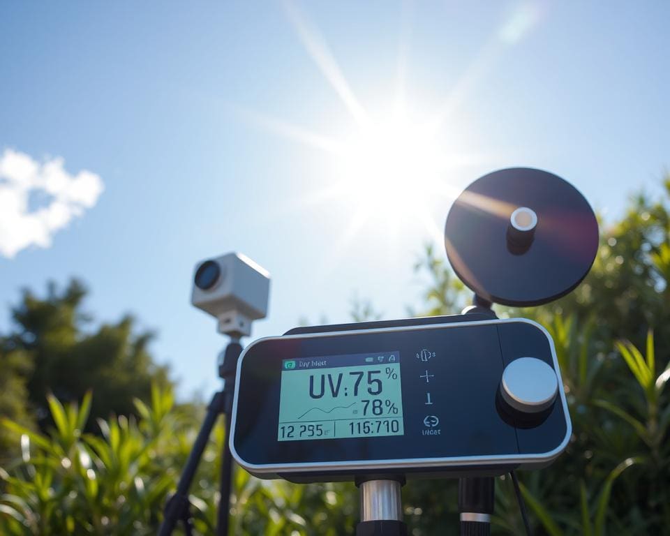 Elektronische Wetterstationen mit UV-Index