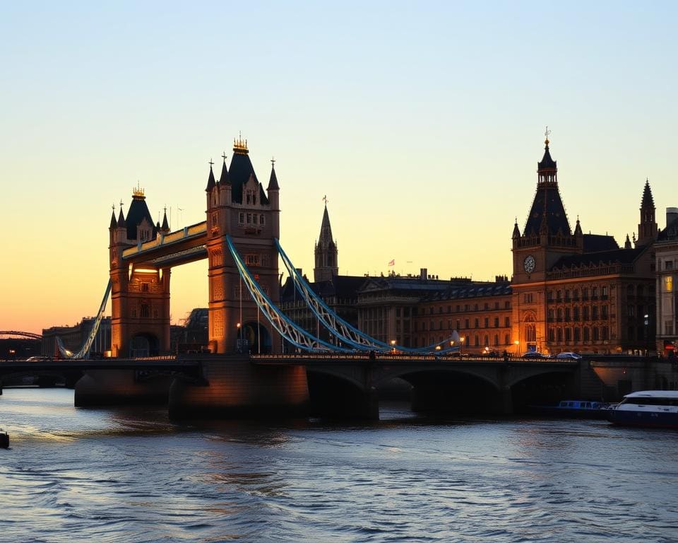 Historische Brücken in London, England