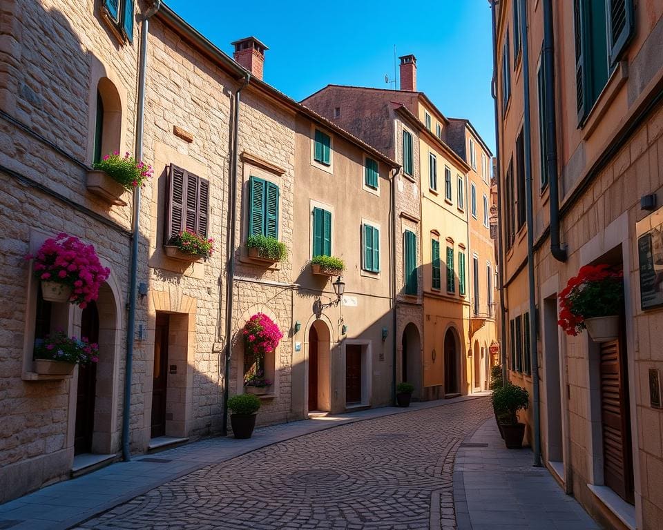 Historische Gassen in Zadar, Kroatien