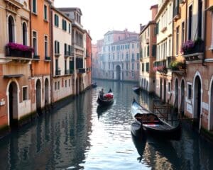 Historische Kanäle in Venedig, Italien