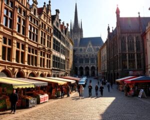 Historische Plätze in Antwerpen, Belgien