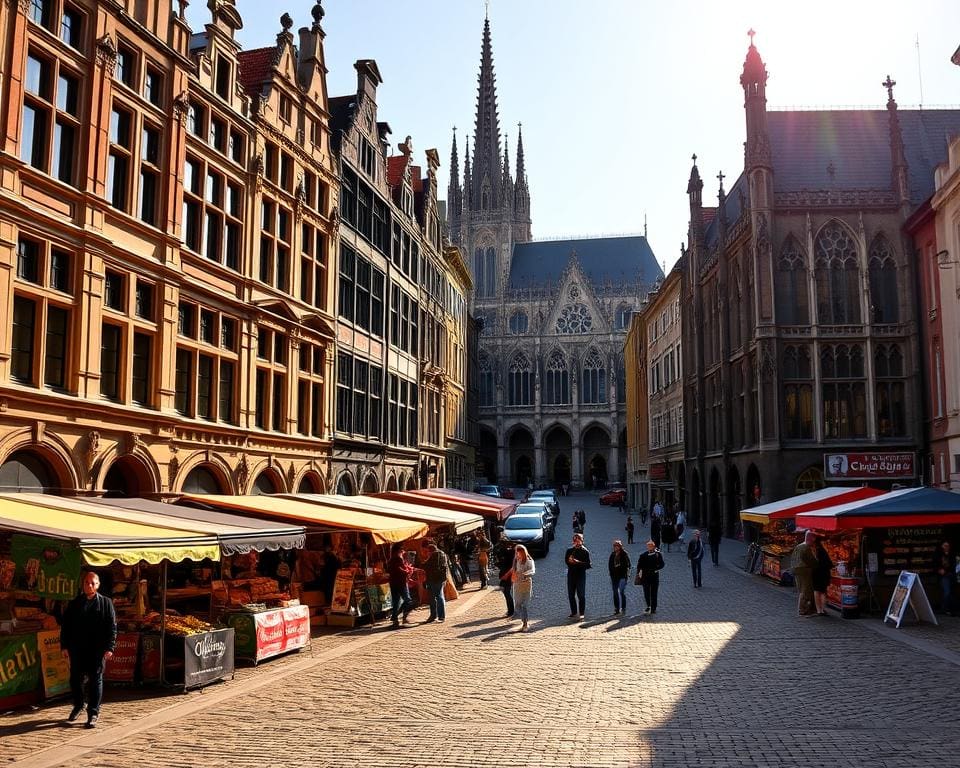 Historische Plätze in Antwerpen, Belgien