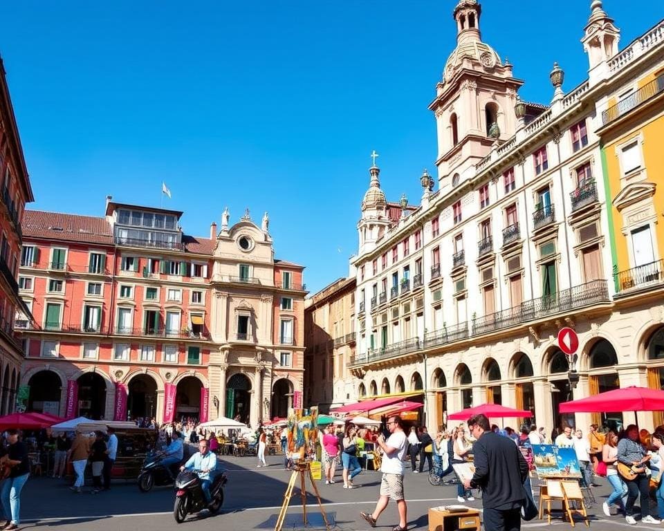 Historische Plätze in Madrid, Spanien