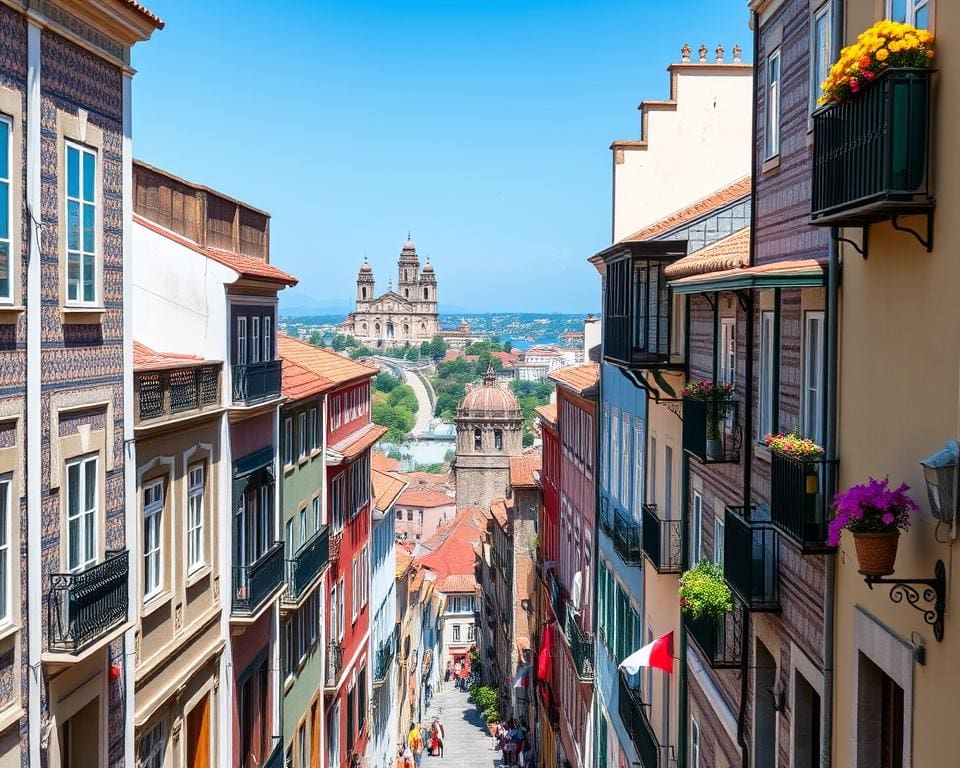 Historische Viertel in Porto, Portugal