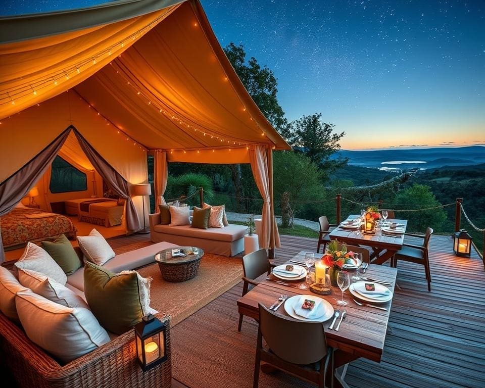 Luxuriöses Glamping: Camping mit Stil