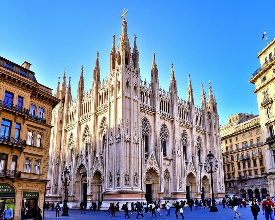 Mailänder Dom beeindruckende Architektur