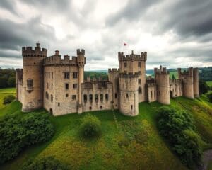 Mittelalterliche Burgen in Alnwick, England