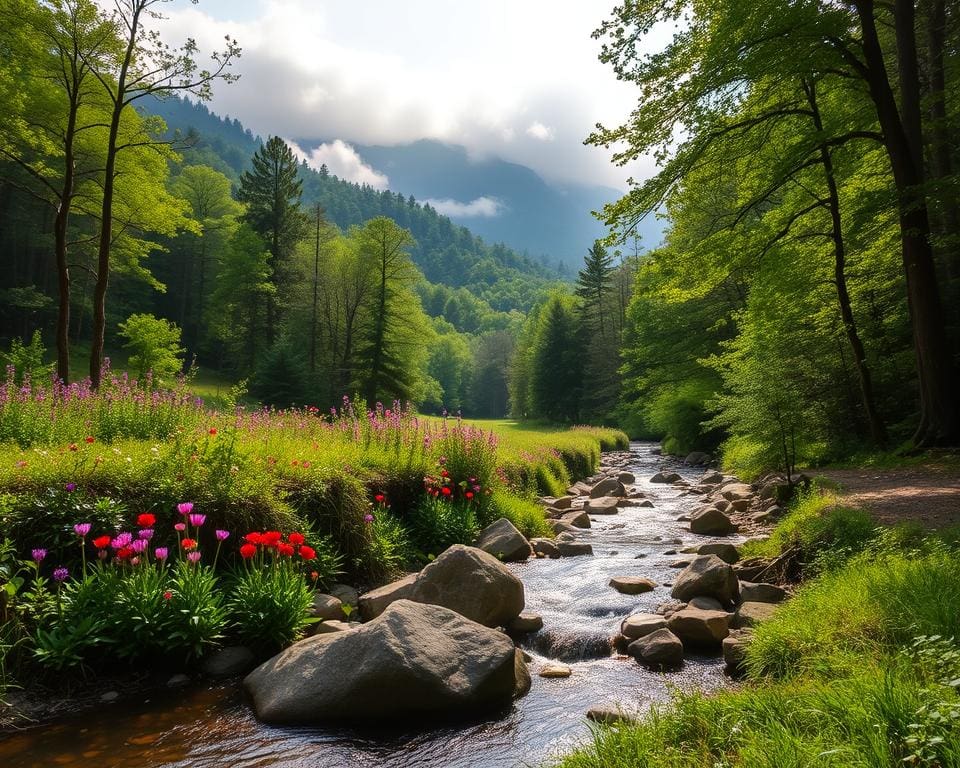 Natur und Parks in den Great Smoky Mountains, Tennessee