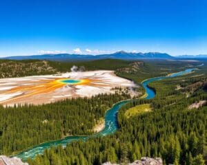 Naturwunder im Yellowstone-Nationalpark, Wyoming