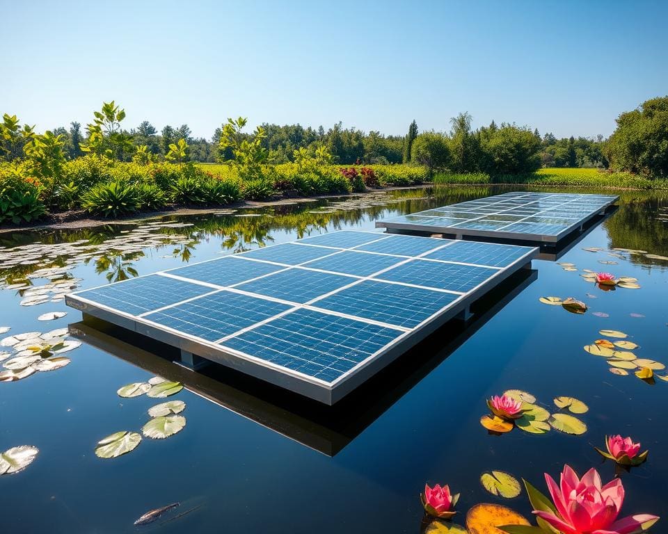 Schwimmende Solarpaneele für Teiche: Umweltfreundliche Innovation