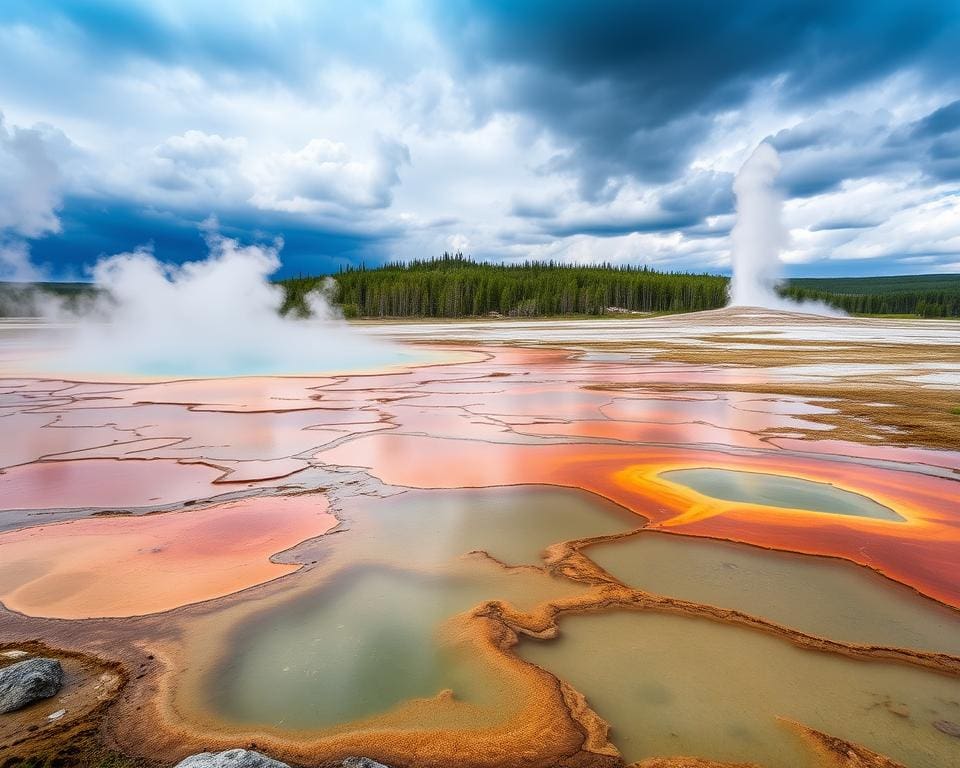 Vulkanismus im Yellowstone-Nationalpark