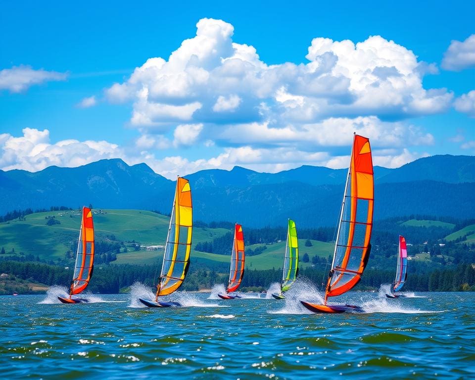 Windsurfen in Hood River, Oregon