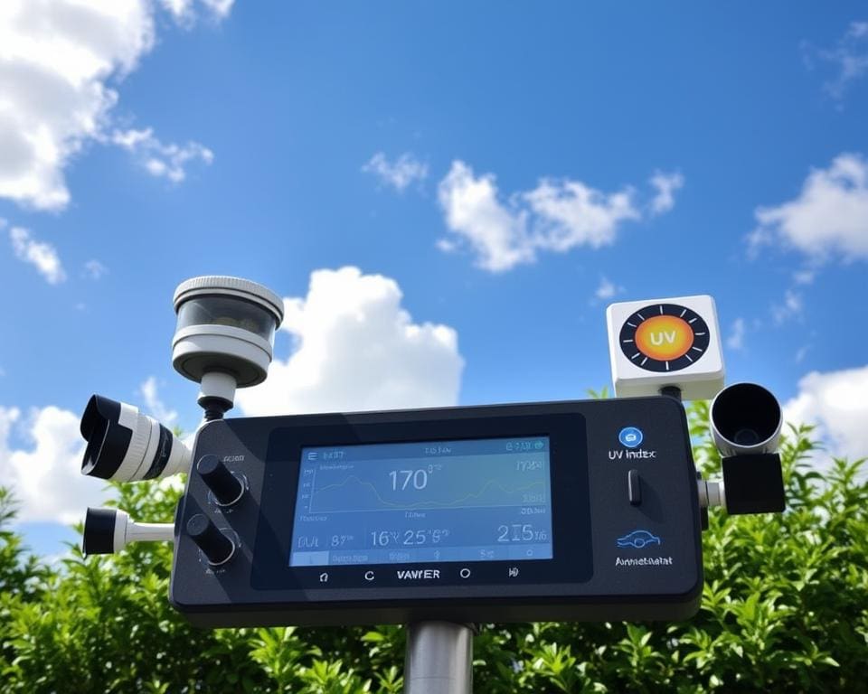 elektronische Wetterstationen mit UV-Index