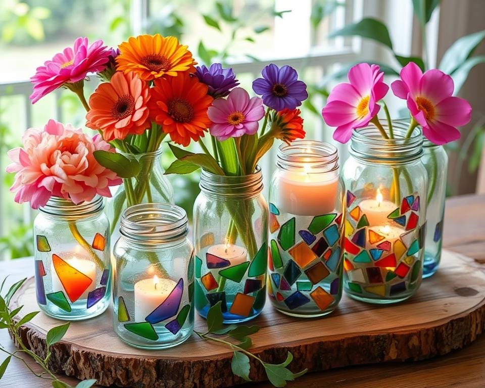 DIY Glas Upcycling Projekte