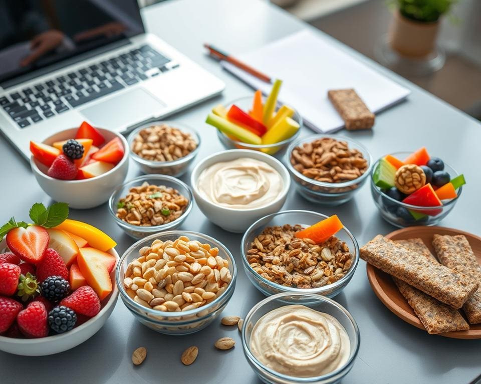 Gesunde Snacks für stressige Arbeitstage