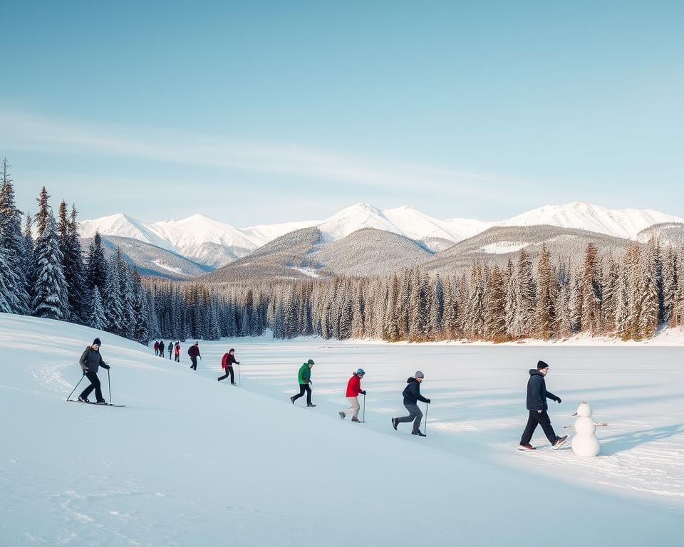 Outdoor-Aktivitäten im Winter