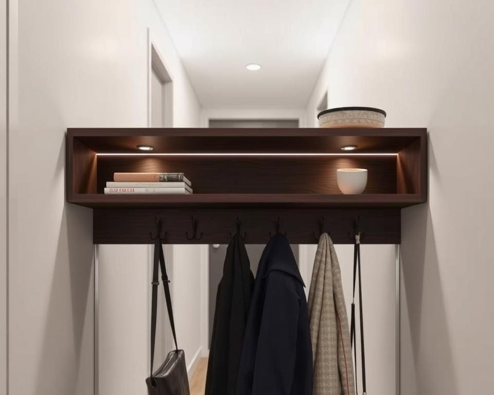 Design-Garderobenständer für schmale Flure