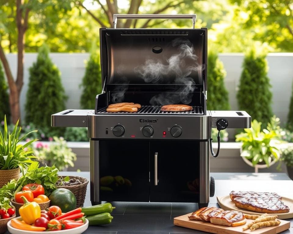 Elektrogrill ohne Rauch