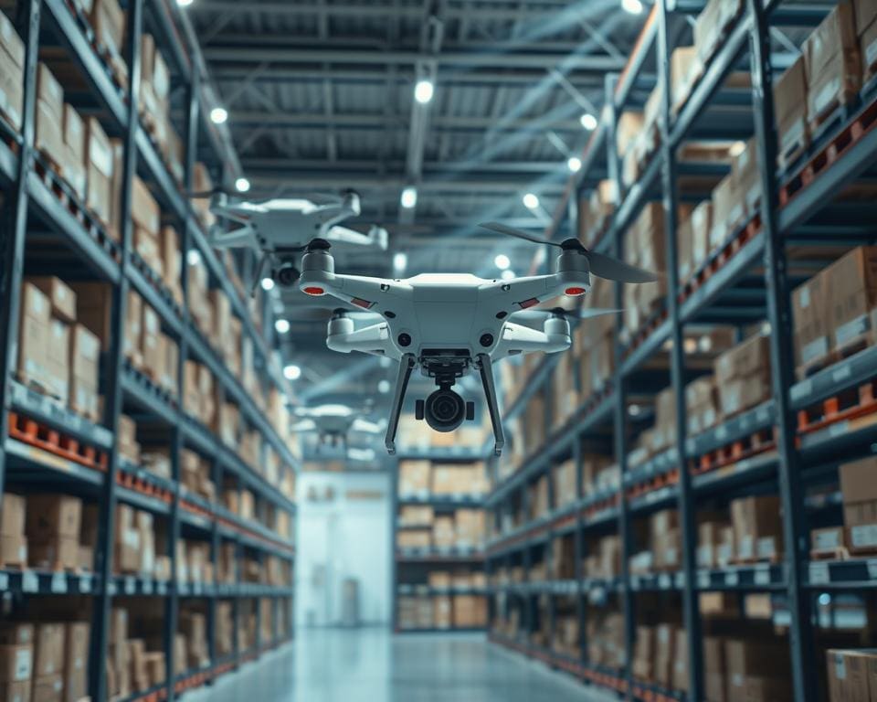 Lagerlogistik durch autonome Drohnen optimiert