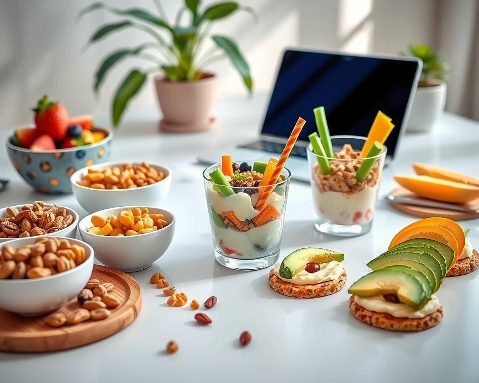 Stressfreie Snackideen für den Büroalltag