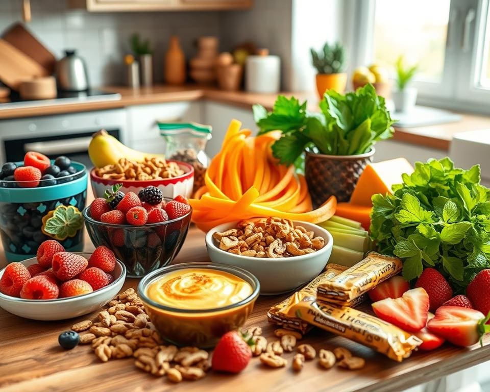 Tipps für gesunde Snacks im stressigen Alltag