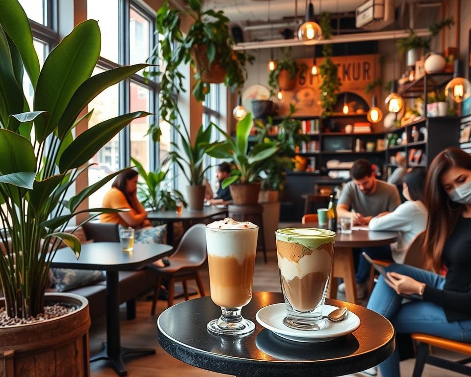 Trendige Cafés mit neuen Kaffee-Trends