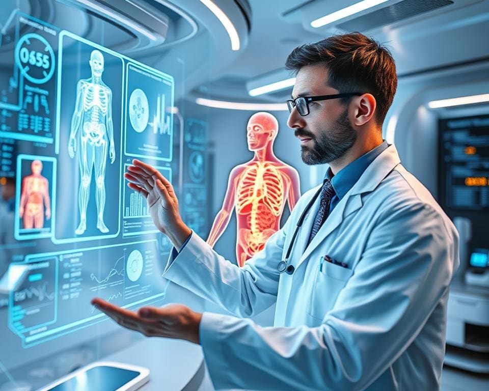 Unterstützung durch holografische Displays