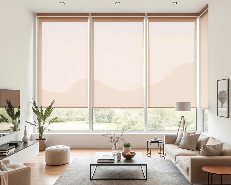 moderne Fensterdekoration