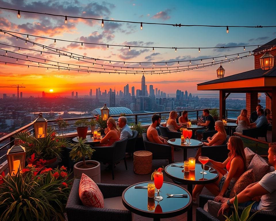 trendige Rooftop-Bars