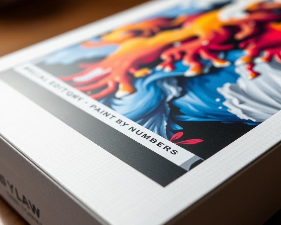 Malen nach Zahlen und Kunst Replika spezielle Verpackung
