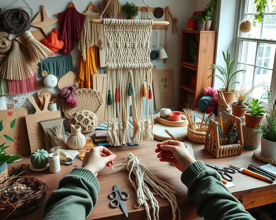 Upcycling und nachhaltige Materialien im Basteln