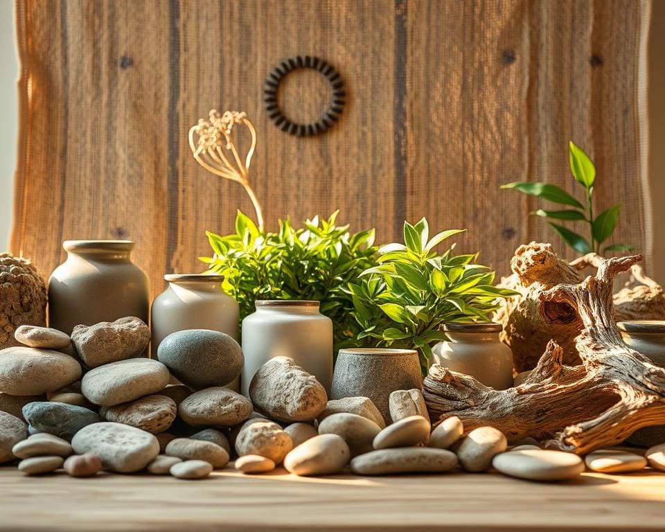 Naturmaterialien für Wohlgefühl