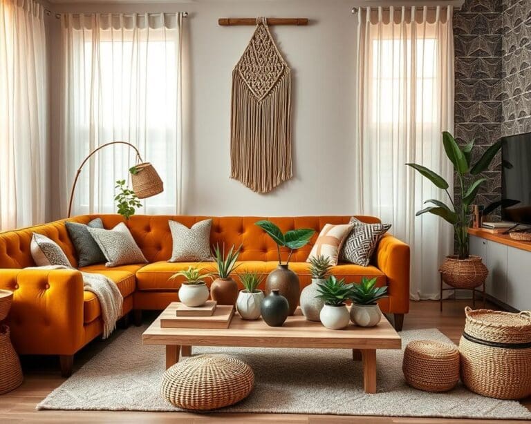 Wie bringst du Boho-Elemente modern ins Zuhause?