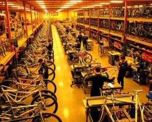 Wie läuft eine Schicht bei der Fahrradproduktion?