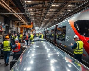Wie sieht die Arbeit in einem ICE-Werk aus?