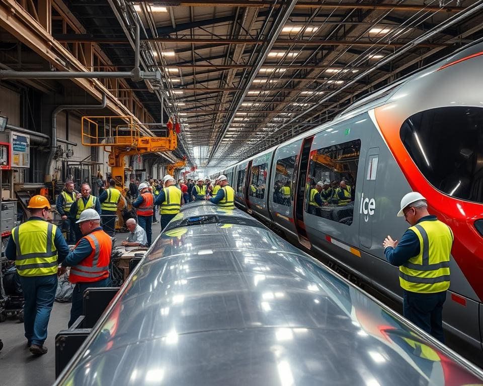 Wie sieht die Arbeit in einem ICE-Werk aus?