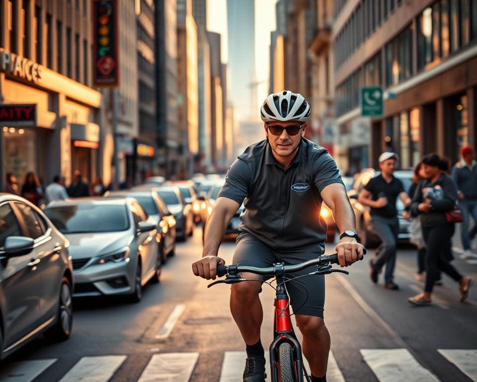Zustellung per Fahrrad