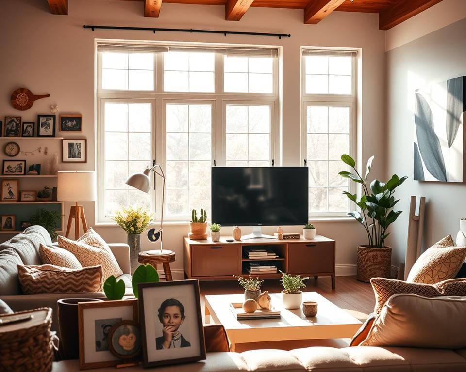 Wandgestaltung und personalisierte Accessoires im Familienheim