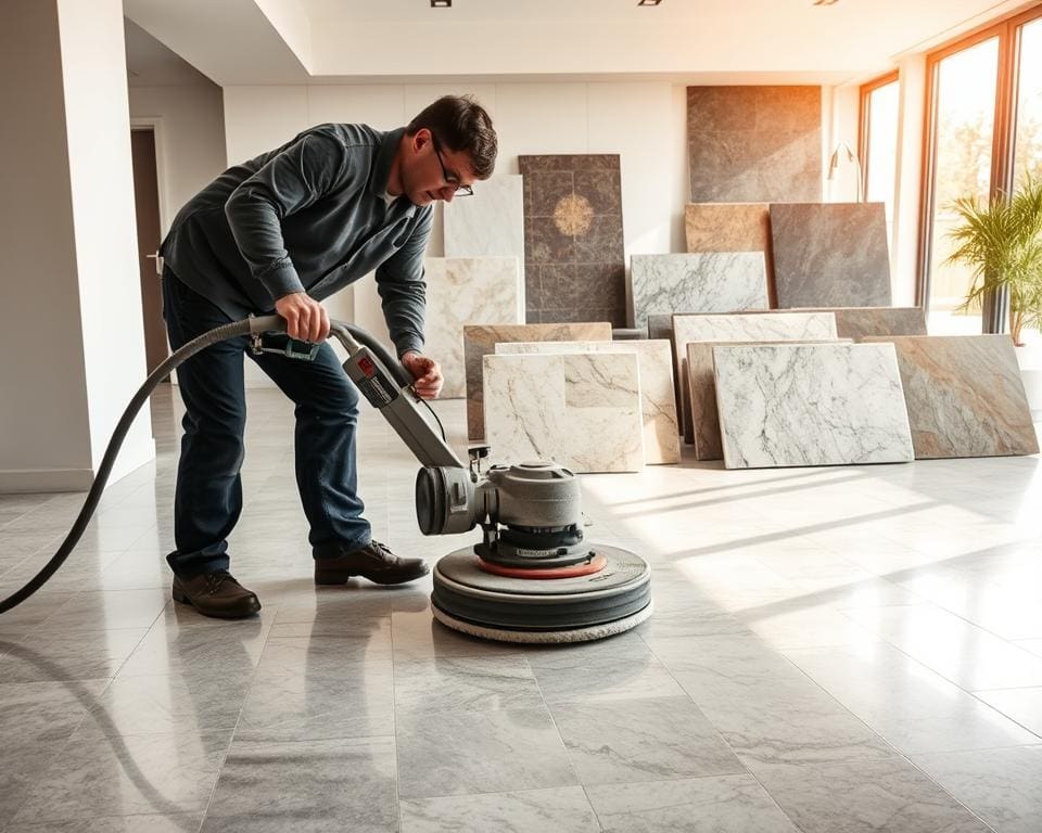 Welche Services bietet Stein Schleiftechnik für Bodenrenovierung?