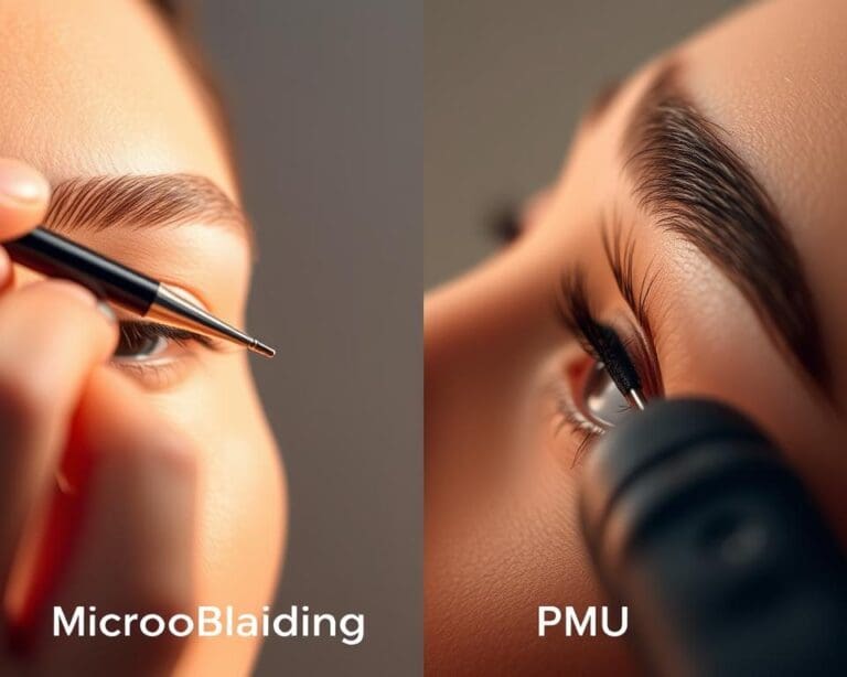 Was sind die Unterschiede zwischen Microblading und PMU?