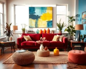 Welche Dekoideen bringen Farbe ins Wohnzimmer?