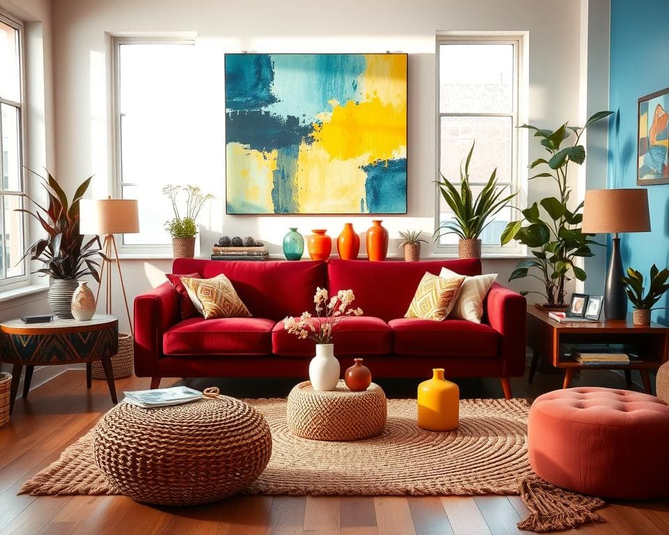 Welche Dekoideen bringen Farbe ins Wohnzimmer?