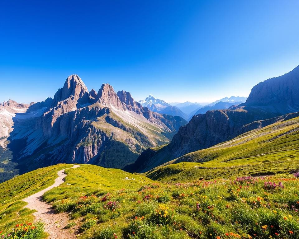 Welche Routen fuehren durch die Dolomiten?