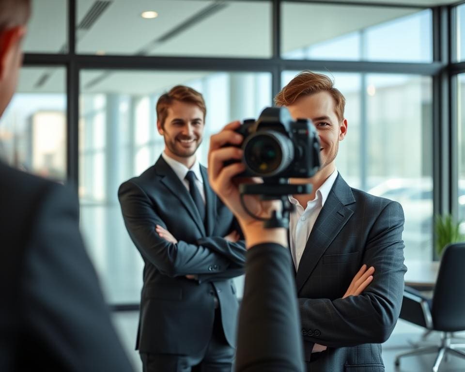 Wie arbeitet ein Fotograf an Corporate Portraits?