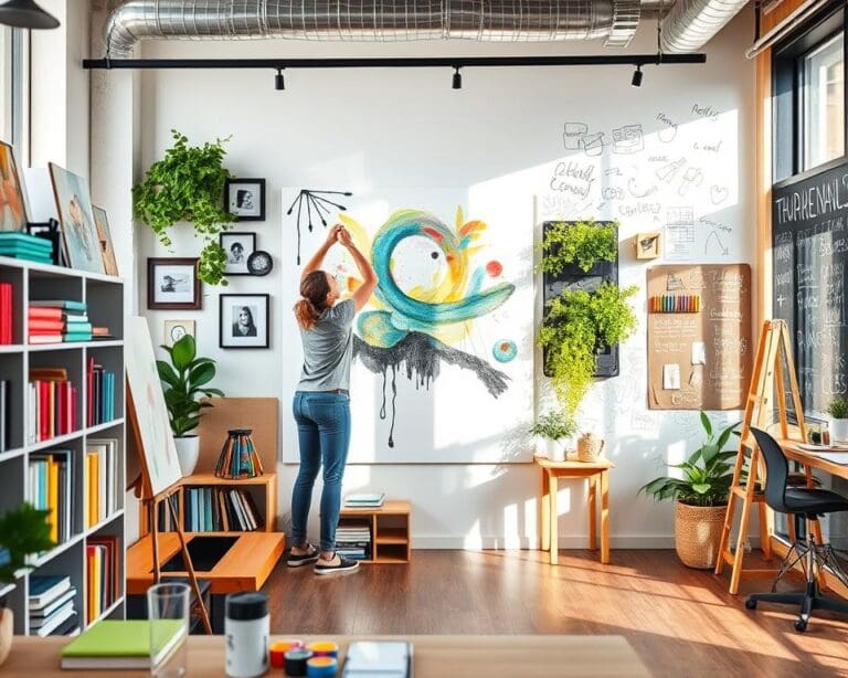 Wie nutzt man Wandflächen kreativ?