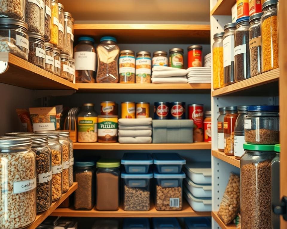 Wie organisiert man Vorratsschränke besser?
