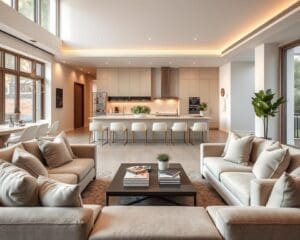 Wie plant man einen offenen Wohnbereich?