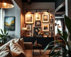 Wie setzt man Kunst an der Wand richtig ein?