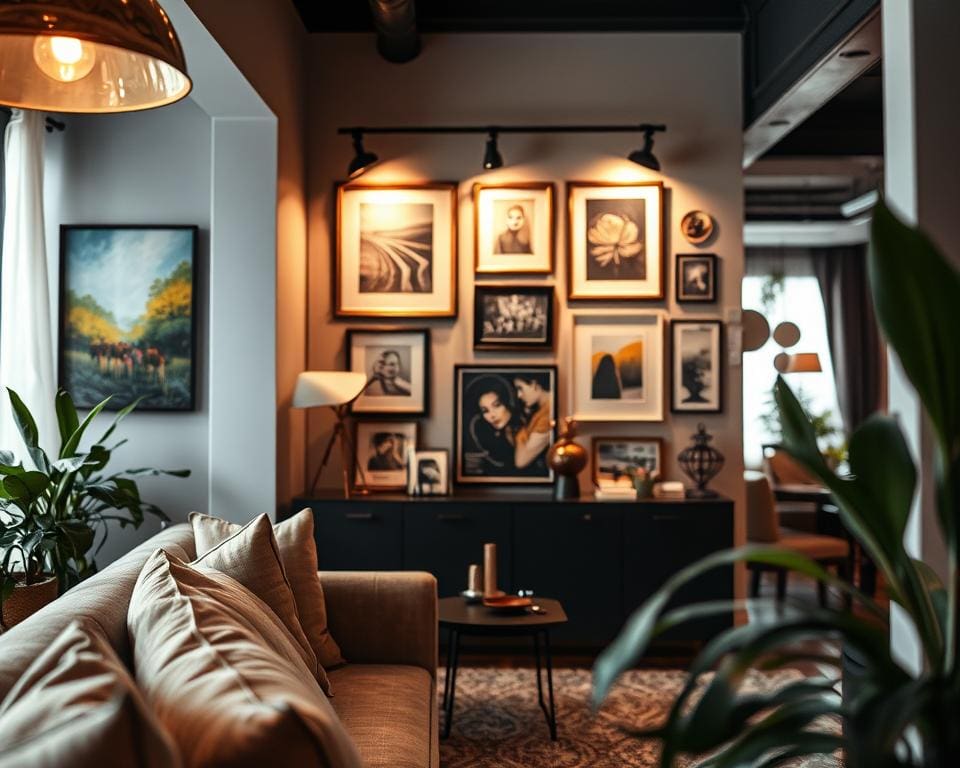 Wie setzt man Kunst an der Wand richtig ein?